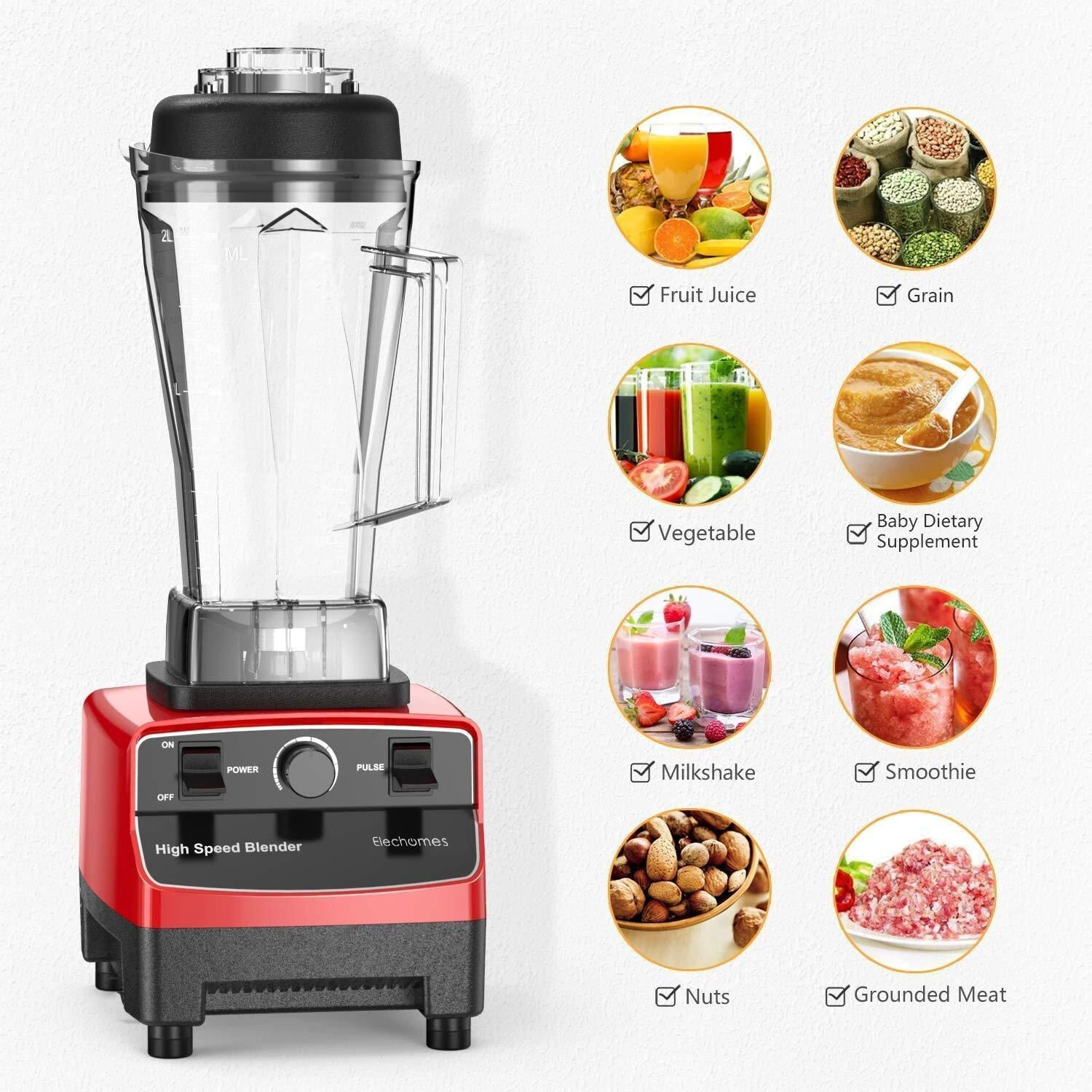 Silver Crest 3L 2-in-1 Blender – 8000W High-Performance, Heavy-Duty